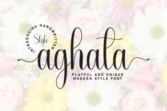 Aghata: A Handwritten Font with Genuine Character