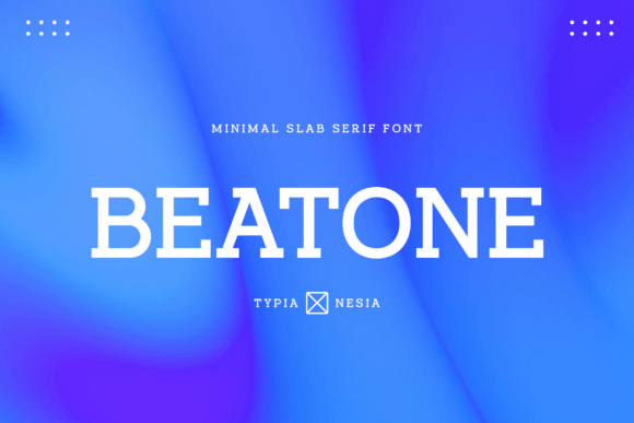 Beatone: A Modern Typeface for Bold, Clean Design
