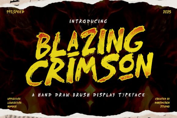 Blazing Crimson: Unleash Raw Energy in Your Designs