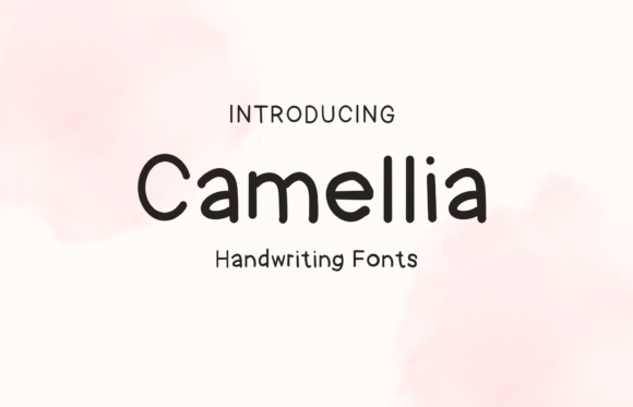 Camellia: A Sweet Handwritten Font for Creative Projects