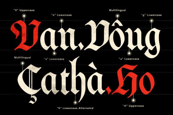 Devonxa: Bold Gothic Blackletter for Modern Branding