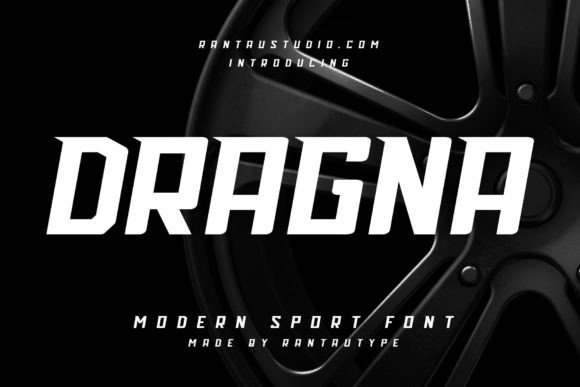 Dragna: The Sport Slab Serif Font for Bold Branding