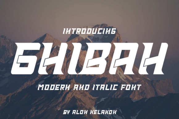 Ghibah: The Bold Typeface for High-Impact Designs
