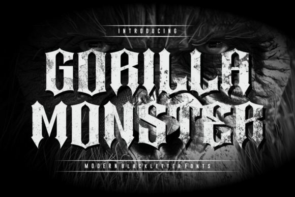 Gorilla Monster: A Typeface for Maximum Impact