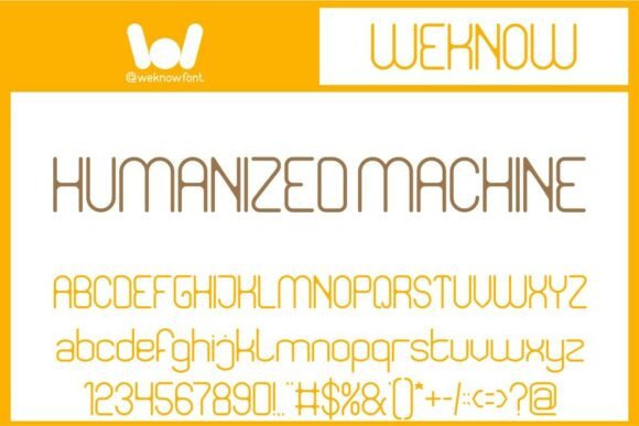 Humanized Machine: The Futuristic Display Font