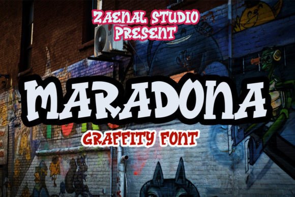 Maradona: The Bold Graffiti Serif for Urban Design