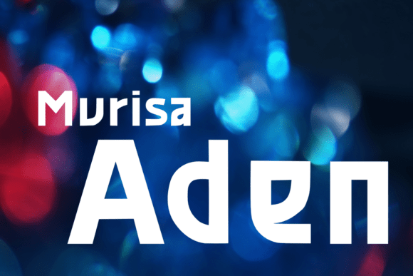 Murisa Aden: The Geometric Typeface for Modern Impact
