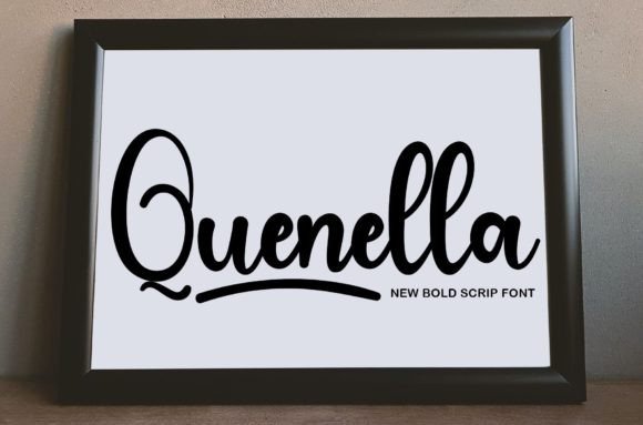 Quenella: The Bold Handwritten Font That Commands Attention