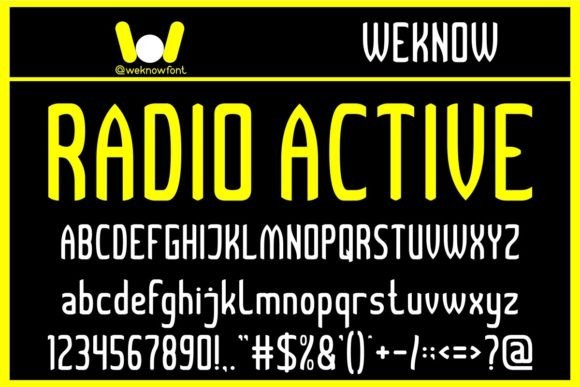 Radio Active: A High-Impact Serif for Bold Branding