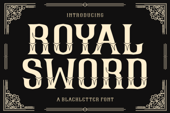 Royal Sword: Commanding Attention with Gothic Elegance