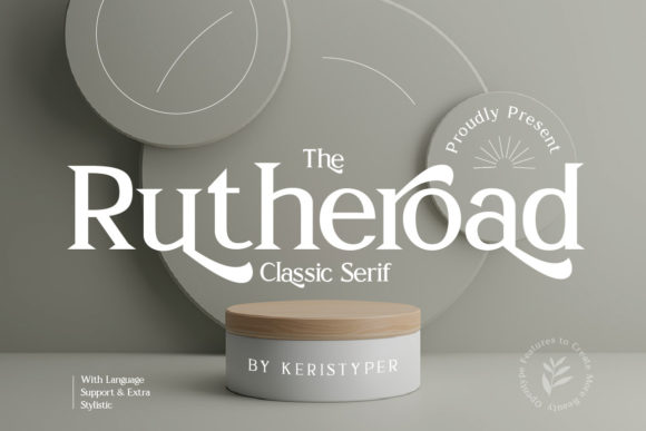 Rutheroad: Classic Serif Elegance Meets Modern Minimalism