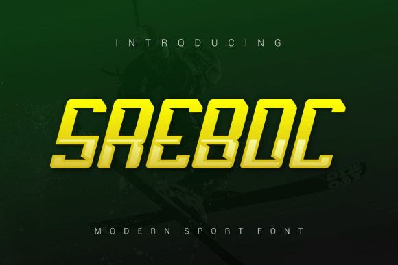 Sreboc: The Bold Typeface for Dynamic and Sport-Inspired Designs