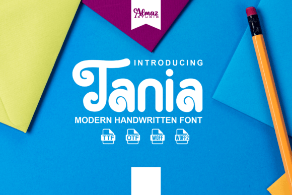 Tania Font: A Playful Handwritten Brush for Modern Brands